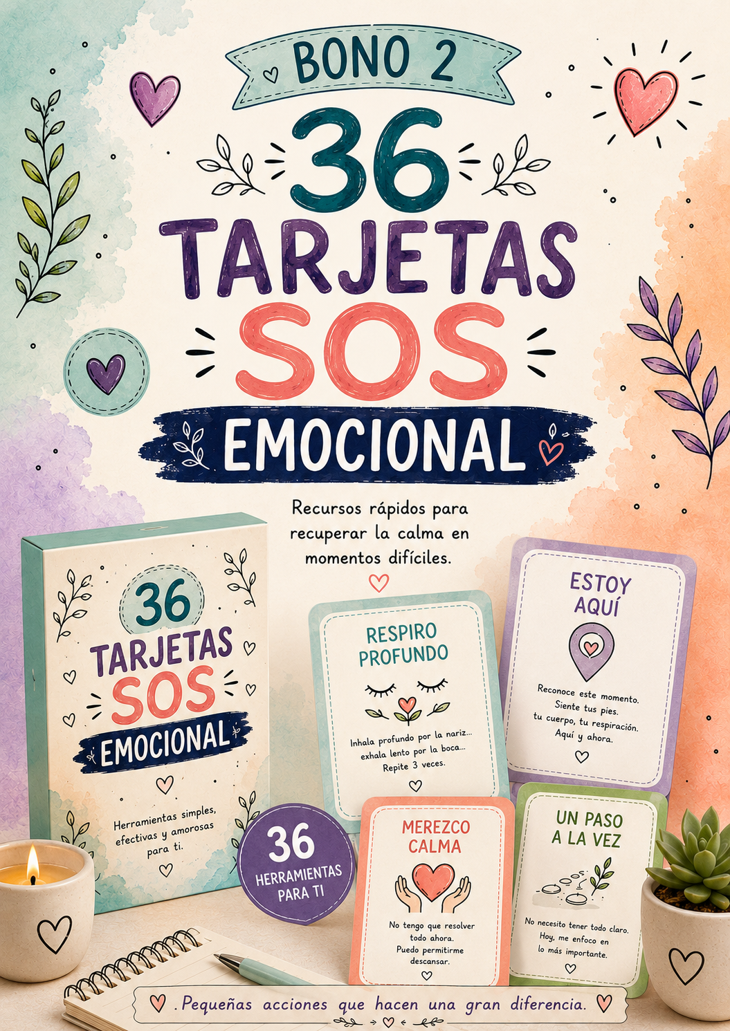 Bono 2 — 36 Tarjetas SOS Emocional
