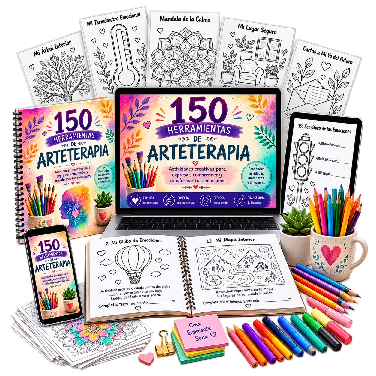 150 Herramientas de Arteterapia