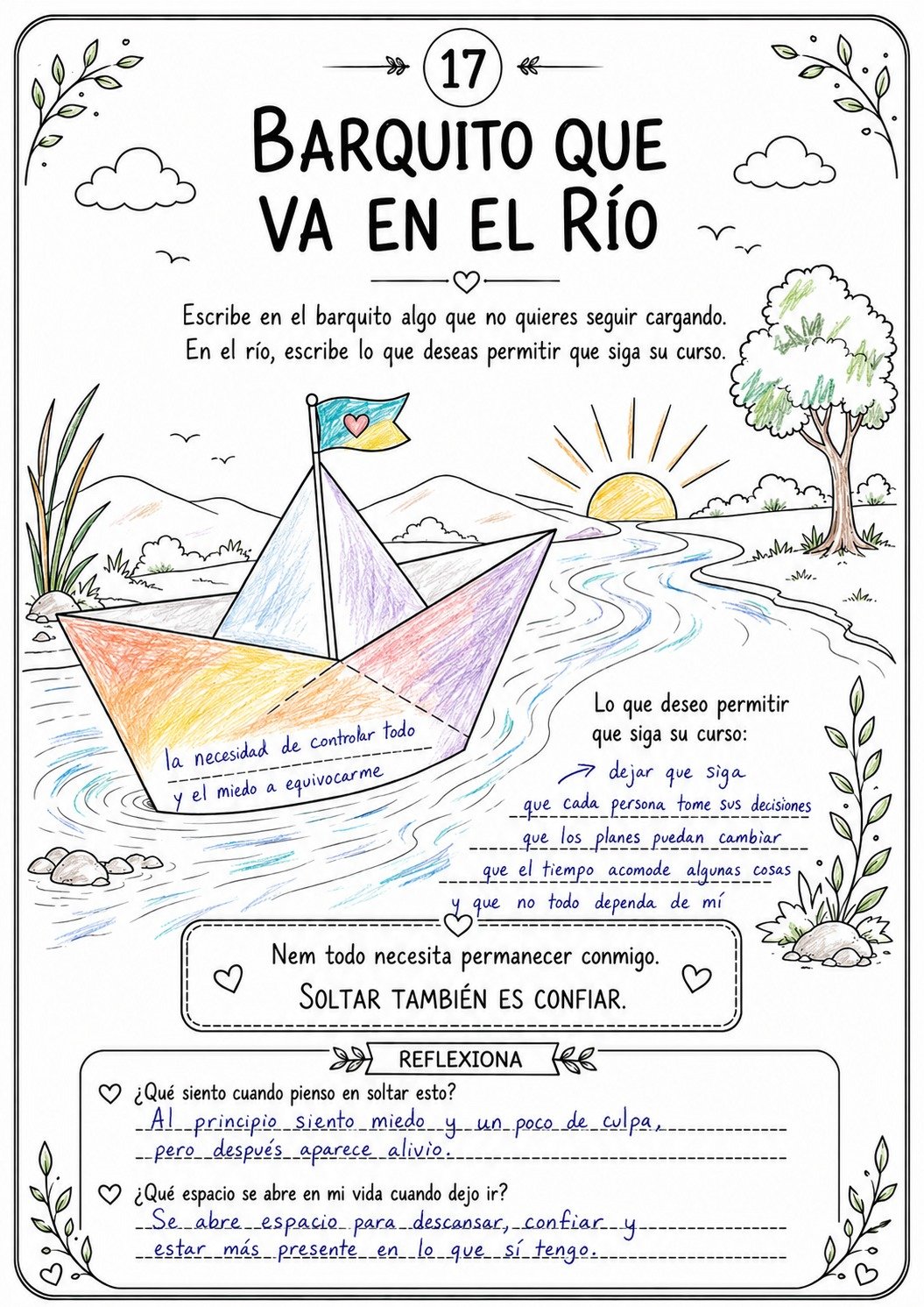 17 — Barquito que va en el Río