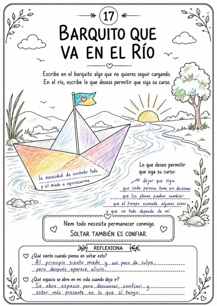 17 — Barquito que va en el Río
