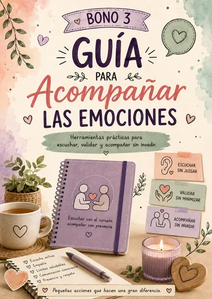 Bono 3 — Guía para Acompañar las Emociones