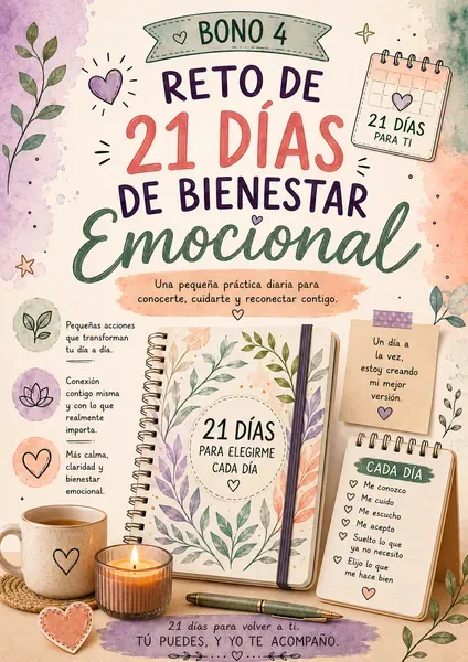 Bono 4 — Reto de 21 Días de Bienestar Emocional